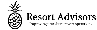 A resort abroad logo with the words " improving timeshare resale."